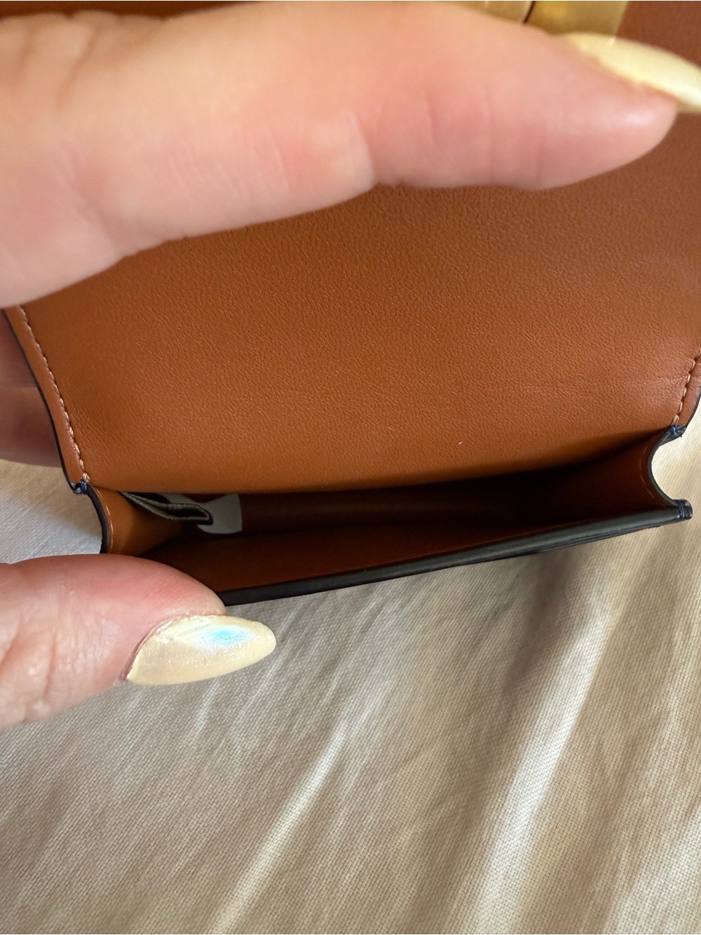 Coach Navy Bandit Card Case - Picture 4 of 4